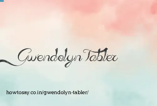 Gwendolyn Tabler