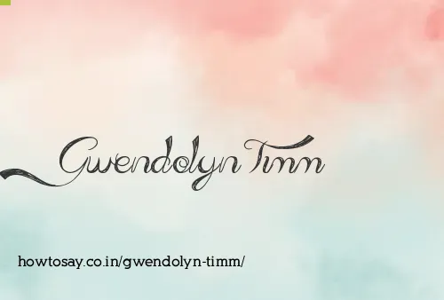 Gwendolyn Timm