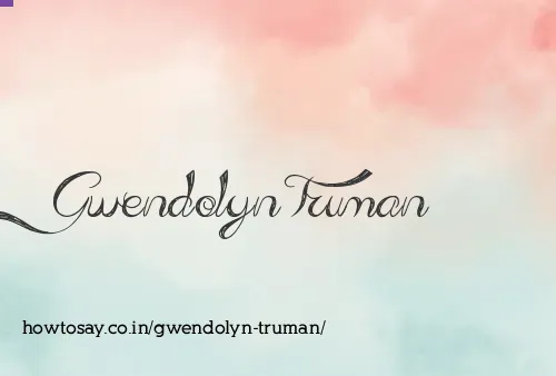 Gwendolyn Truman