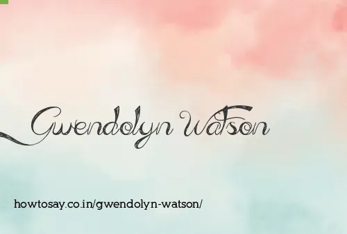 Gwendolyn Watson