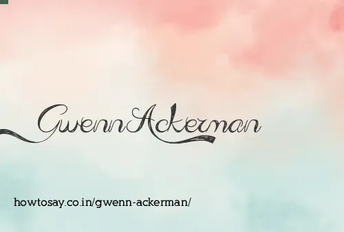 Gwenn Ackerman