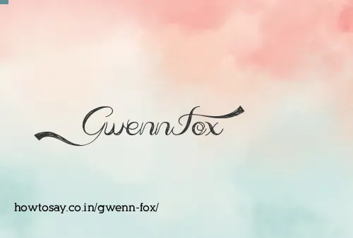 Gwenn Fox