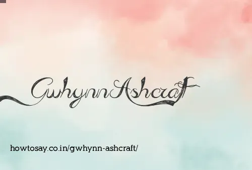 Gwhynn Ashcraft