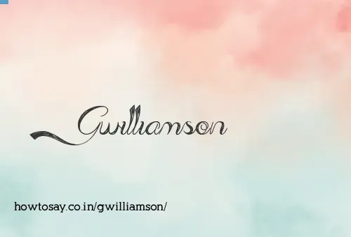 Gwilliamson