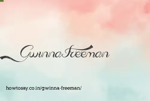 Gwinna Freeman