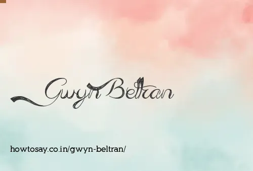 Gwyn Beltran