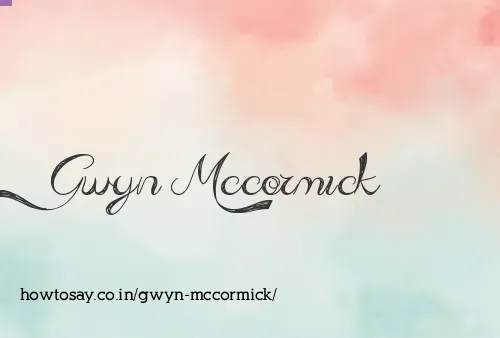 Gwyn Mccormick