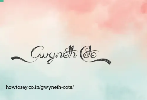 Gwyneth Cote