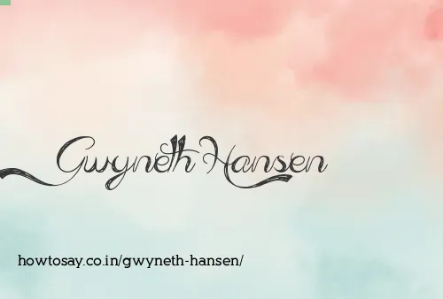 Gwyneth Hansen