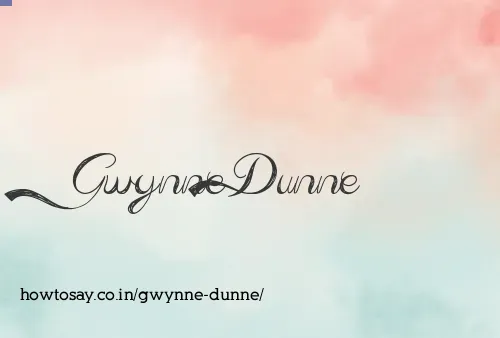 Gwynne Dunne