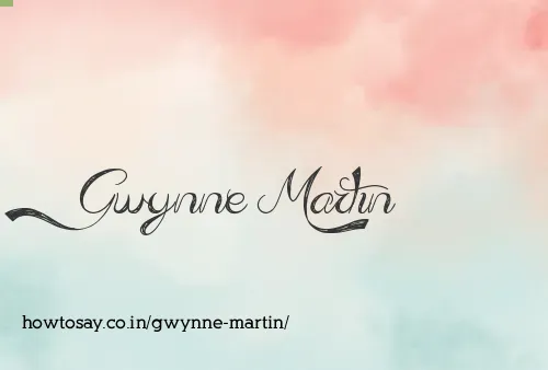 Gwynne Martin