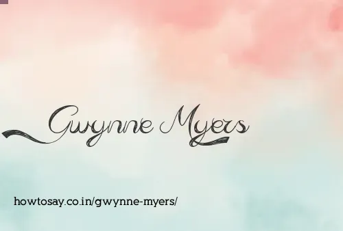 Gwynne Myers