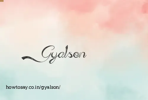 Gyalson