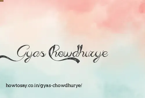 Gyas Chowdhurye