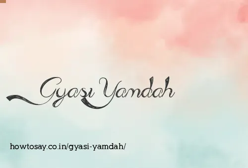 Gyasi Yamdah