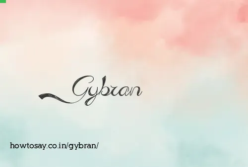 Gybran