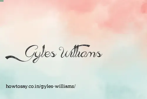Gyles Williams