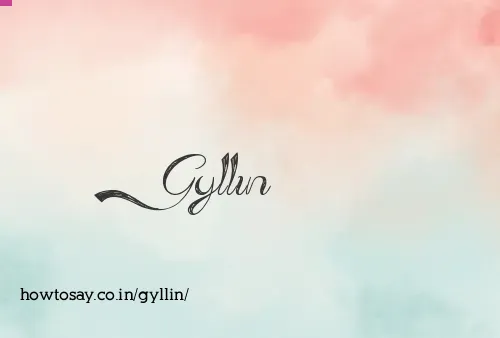 Gyllin