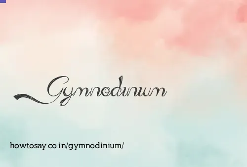 Gymnodinium