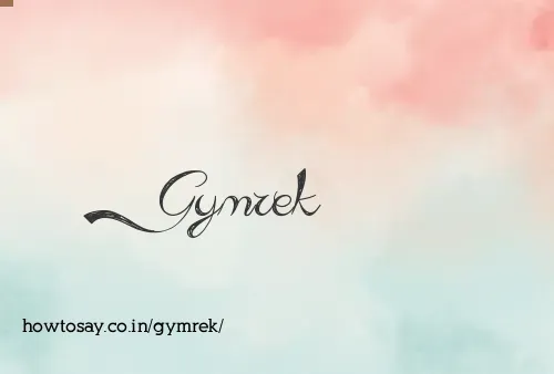 Gymrek