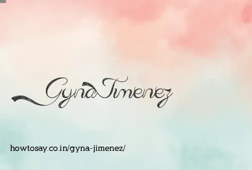 Gyna Jimenez
