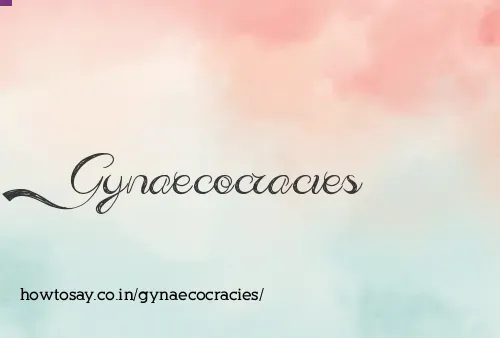 Gynaecocracies
