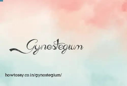 Gynostegium