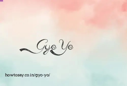 Gyo Yo