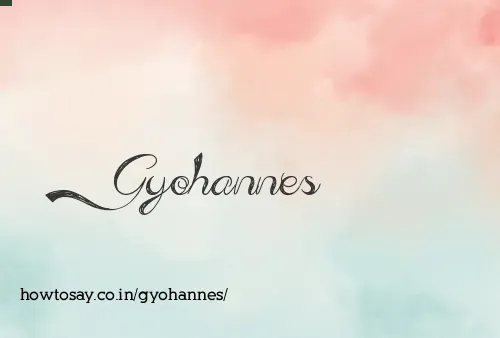 Gyohannes