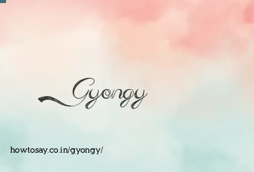 Gyongy