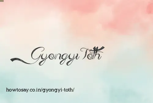 Gyongyi Toth