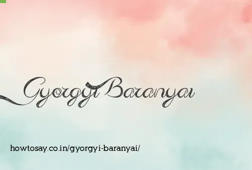 Gyorgyi Baranyai