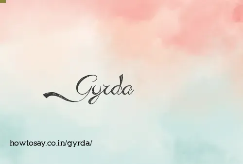 Gyrda