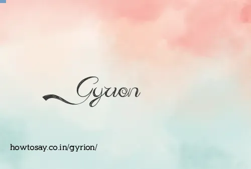 Gyrion