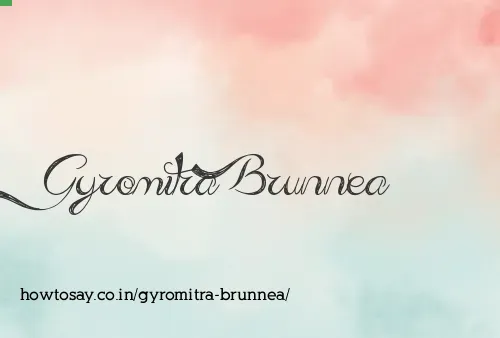 Gyromitra Brunnea