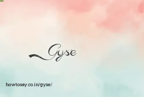 Gyse