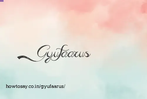 Gyufaarus