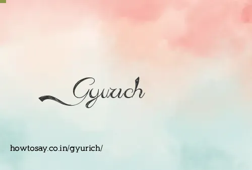 Gyurich