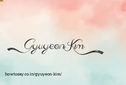 Gyuyeon Kim