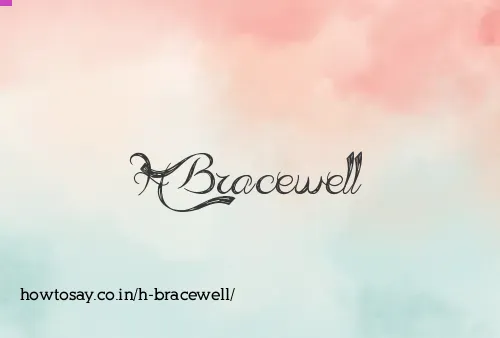 H Bracewell