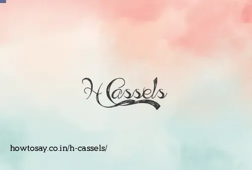 H Cassels