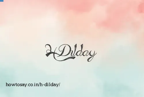 H Dilday
