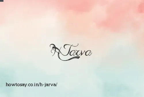 H Jarva