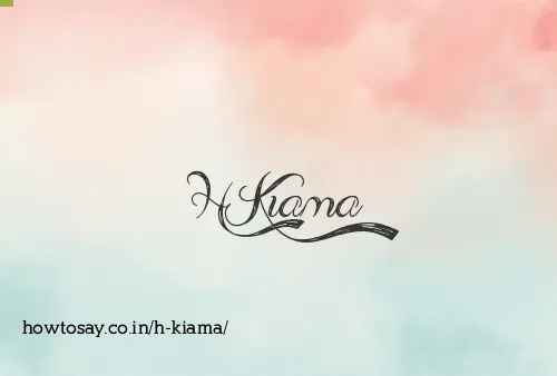 H Kiama
