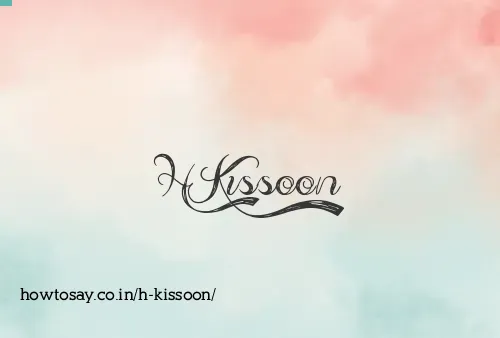 H Kissoon