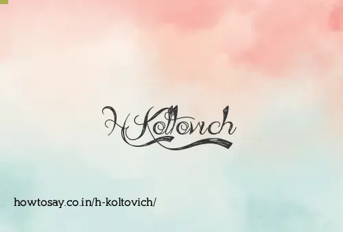 H Koltovich