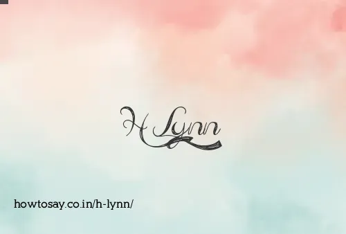 H Lynn
