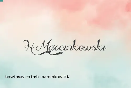 H Marcinkowski