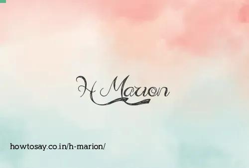 H Marion