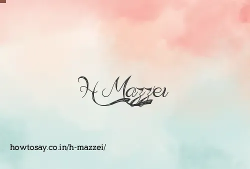 H Mazzei